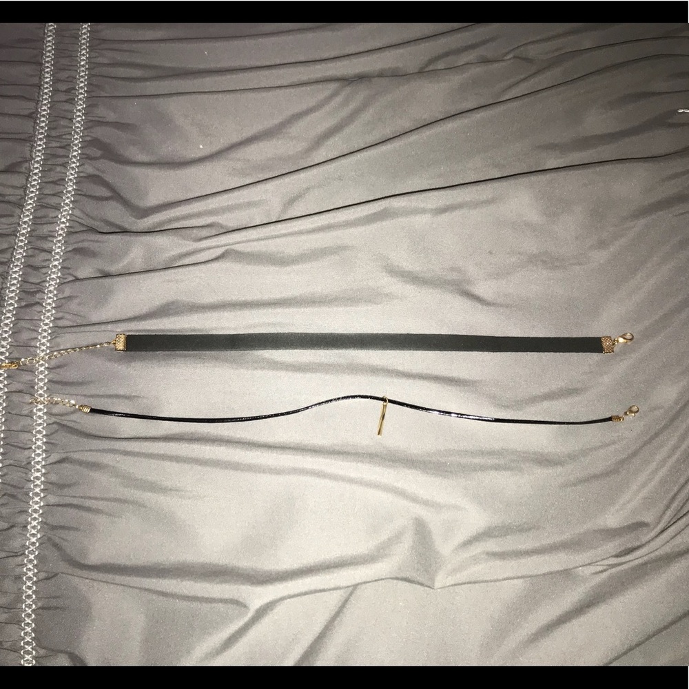 Black and Gold Choker Set